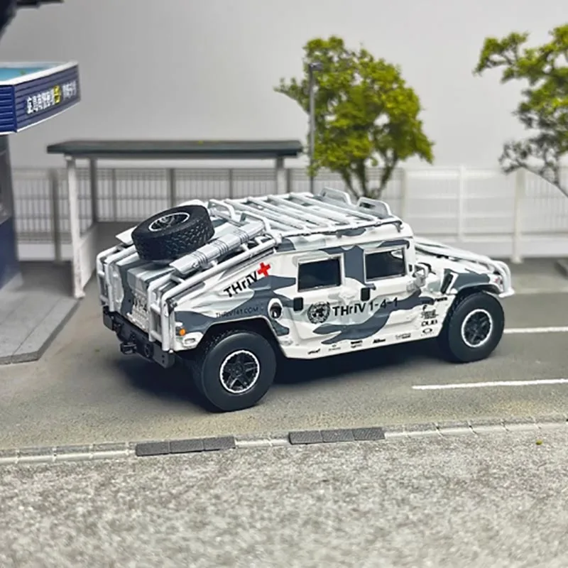 1/64 Scale White Camouflage Hummer H1 Model 2 1/64 Scale White Camouflage Hummer H1 Model - Image 2