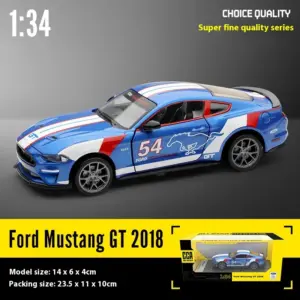 1:34 Scale Ford Mustang GT Diecast Model Car 15 Sdbb555bf3c1b4f99b5d16fc1ff84ec9a8