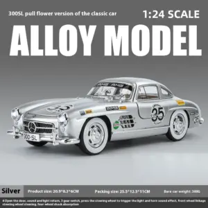 Mercedes-Benz 300SL 1:24 Diecast Model Car 40 Sdc7169a8429b40078fe9a80fad07e924N