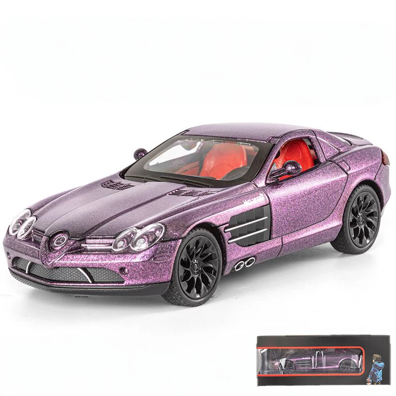 Benz SLR McLaren 722 Diecast Model 1:24 Scale 12 Benz SLR McLaren 722 Diecast Model 1:24 Scale - Image 12