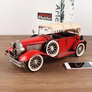 Vintage Ironwork Diecast Car Model Red 8 Sdd15389cb8db44e4812a1cefecc880120