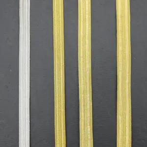 Golden Mylar Braid Ribbon in Multiple Widths 11 Sdd46a35f895f45bab950cbbbbe7b4279N