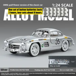Mercedes-Benz 300SL 1:24 Diecast Model Car 36 Sddeb37073c9b4c778275f08c25fdf89eX