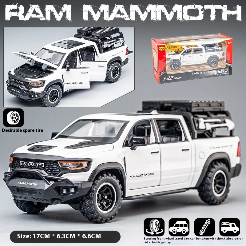 Dodge Mammoth 1000 TRX 1:32 Scale Diecast Model 11 Dodge Mammoth 1000 TRX 1:32 Scale Diecast Model - Image 11