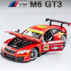 WELLY 1:24 BMW M4 GT3 Model with Sound and Light 28 Se19c43d7f5c2423b9301fd5964f690ddK 2