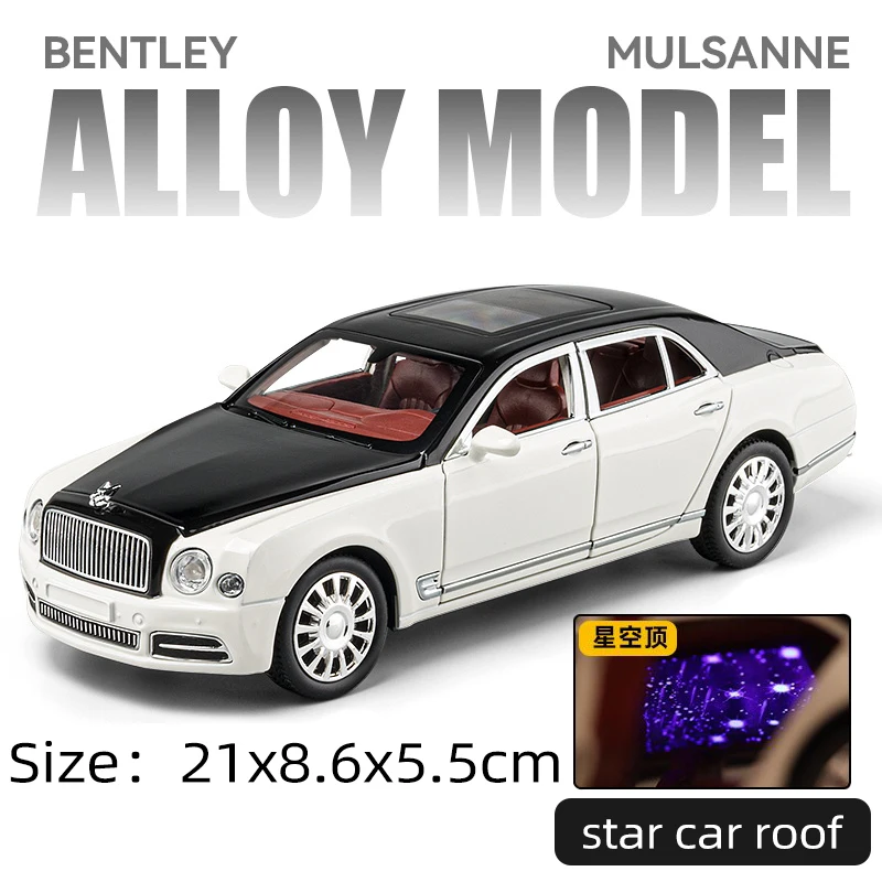 1:24 Scale Bentley Mulsanne Diecast Model Car 9 1:24 Scale Bentley Mulsanne Diecast Model Car - Image 9
