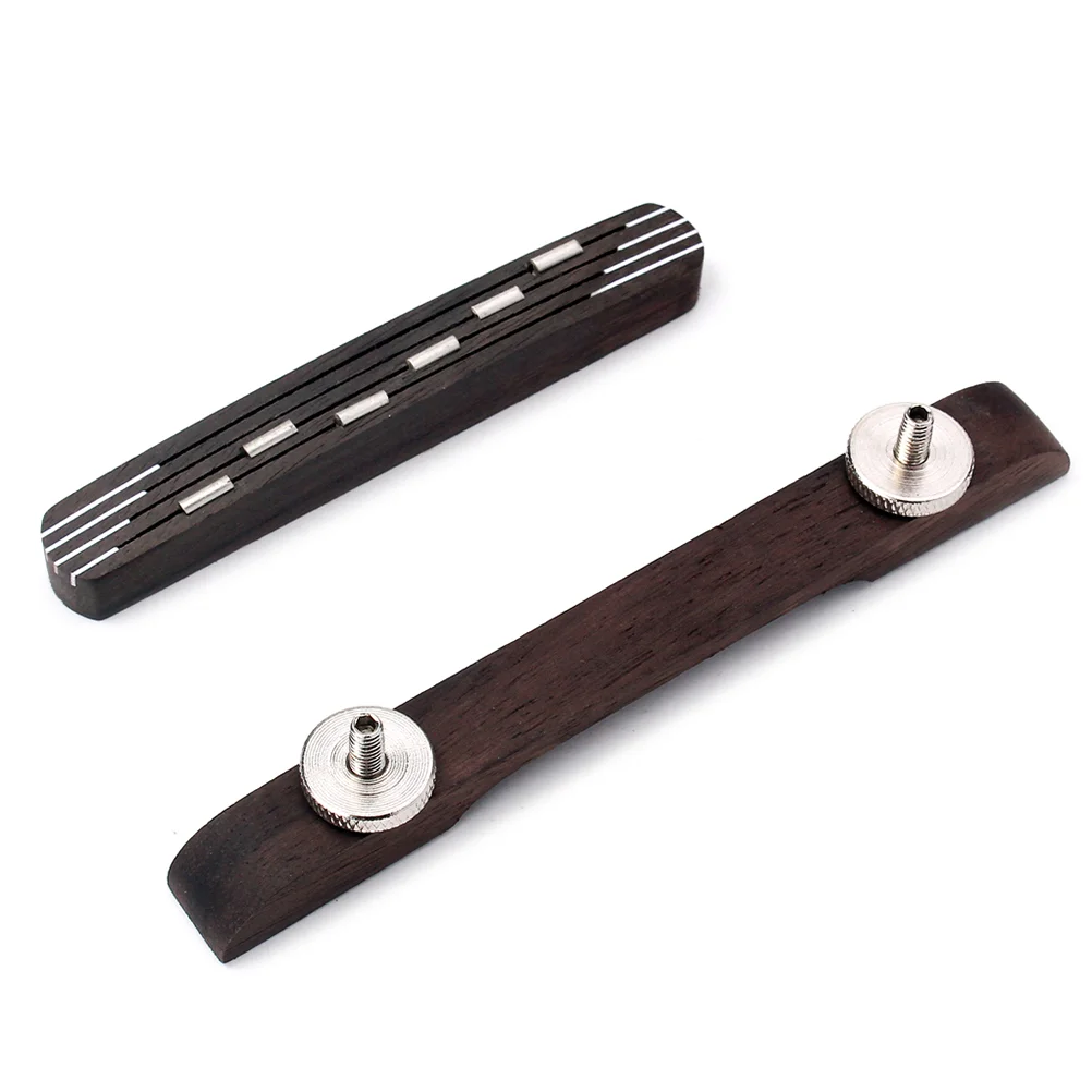 Adjustable Rosewood Bridge for Archtop Guitars 2 Adjustable Rosewood Bridge for Archtop Guitars - Image 2