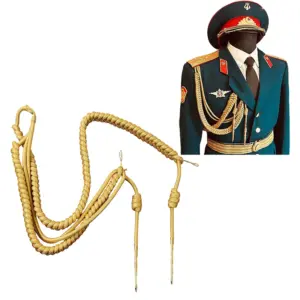 Russian General's Gold Mylar Shoulder Cord Aiguillette 11 Se5352b8a79e14d2f9f4a76ff00b664c3z