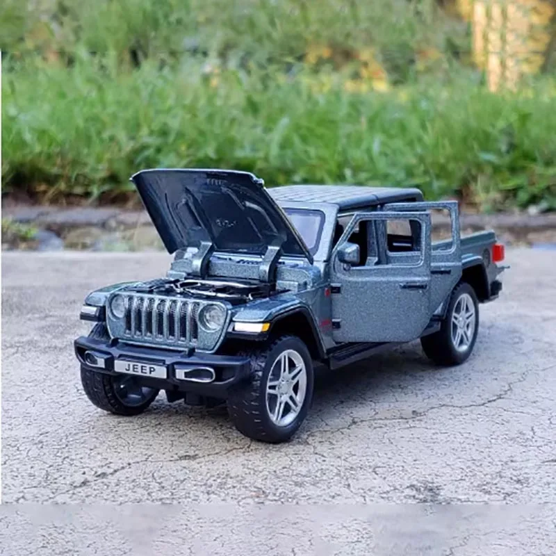 1/32 Scale Metal Jeep Pickup Truck Models Set 3 1/32 Scale Metal Jeep Pickup Truck Models Set - Image 3