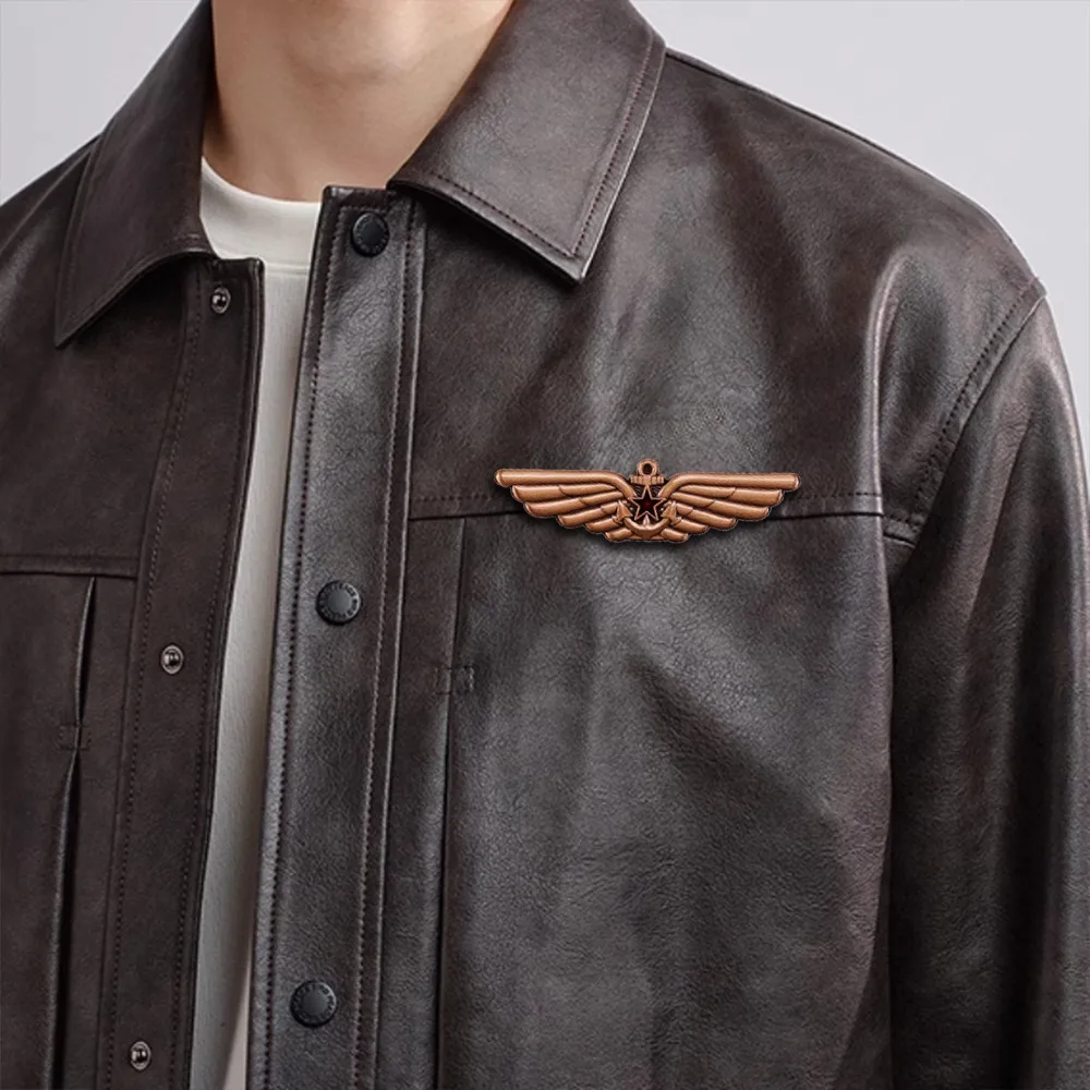 Retro Soviet Air Force Medal Badge 5 Retro Soviet Air Force Medal Badge - Image 5