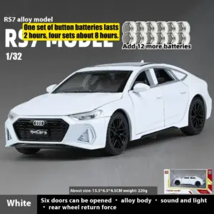 Diecast Audi RS7 Sports Car 1:32 Scale Model 22 Se71d889d59a24cde93cd19e40646945eU