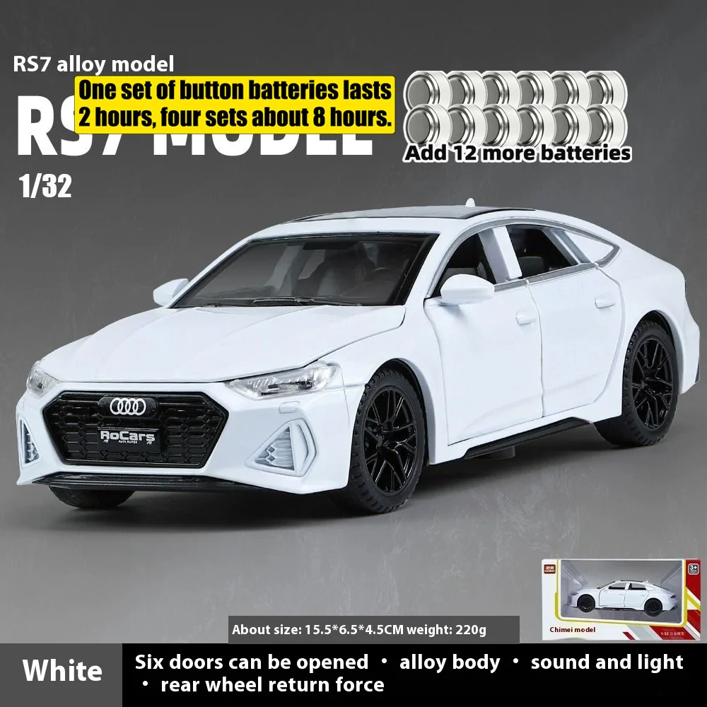 Diecast Audi RS7 Sports Car 1:32 Scale Model 8 Diecast Audi RS7 Sports Car 1:32 Scale Model - Image 8