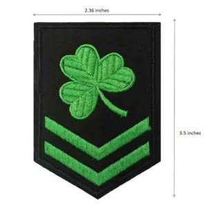 Four Leaf Trefoil Lucky Clover Tactical Patch 8 Se8ae176246914333a8106c5cd35637c5J
