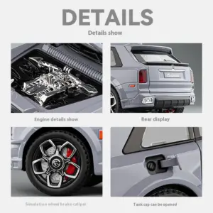 1:20 Rolls Royce Cullinan Diecast Model 20 Se8b77dab8da14f1db61deda15d35bfd07