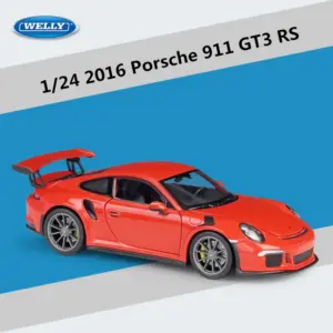 WELLY 1:24 Porsche 911 GT3 RS Diecast Model 19 Se9f3254f2e4c4ec2b3b6227bb8a01c4et