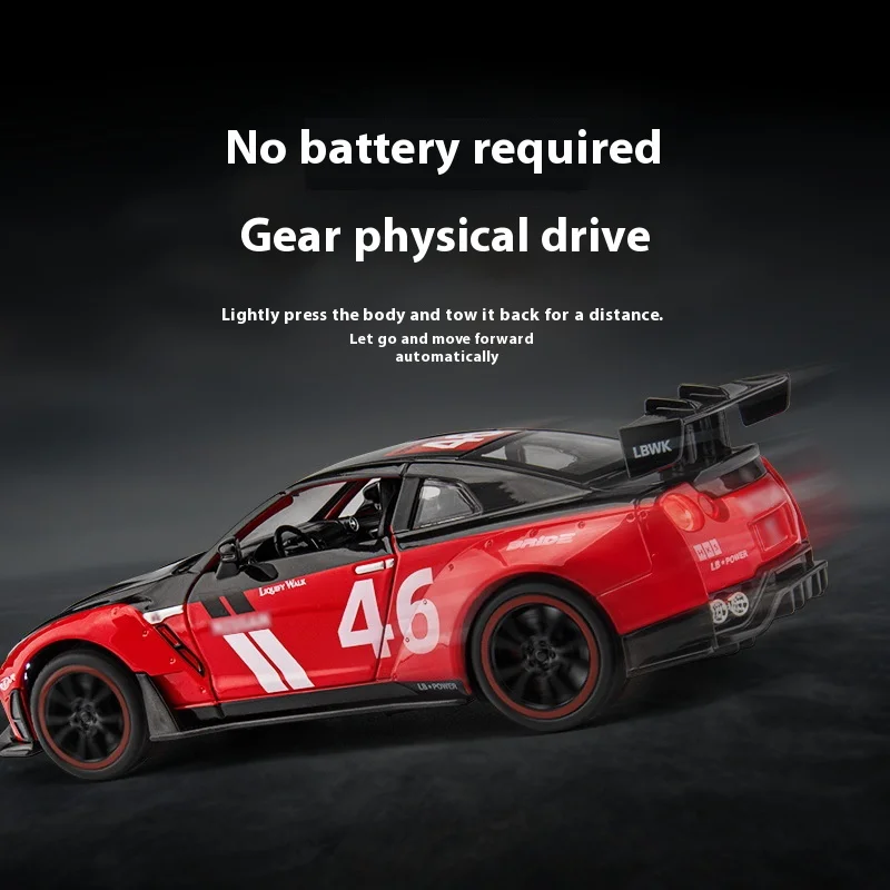 GTR Alloy Model Car Decorative Collector Piece 3 GTR Alloy Model Car Decorative Collector Piece - Image 3