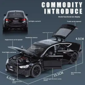 Diecast Audi RS7 Sports Car 1:32 Scale Model 18 Sef0920a4bedb4911b48cb00cc7e65619R