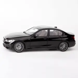 1:18 Scale BMW 330i Model in Black and White 9 Sf0091f2584c8479fa75c2eaf0a810cb5d