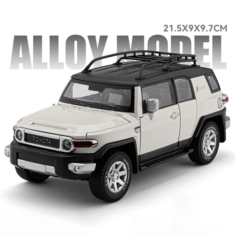1:24 Toyota FJ Cruiser Diecast Model in Blue 8 1:24 Toyota FJ Cruiser Diecast Model in Blue - Image 8