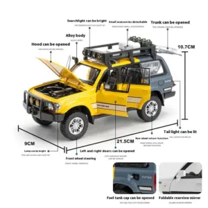 Alloy Off-Road Model Car - 1/24 Scale Collectible 10 Sf20a576d8e08473d894eabd919338d36G