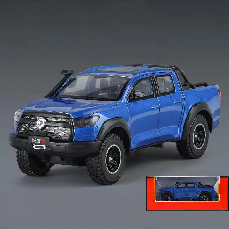 Vibrant Red Great Wall POER Pickup 1:24 Diecast Model 15 Vibrant Red Great Wall POER Pickup 1:24 Diecast Model - Image 15