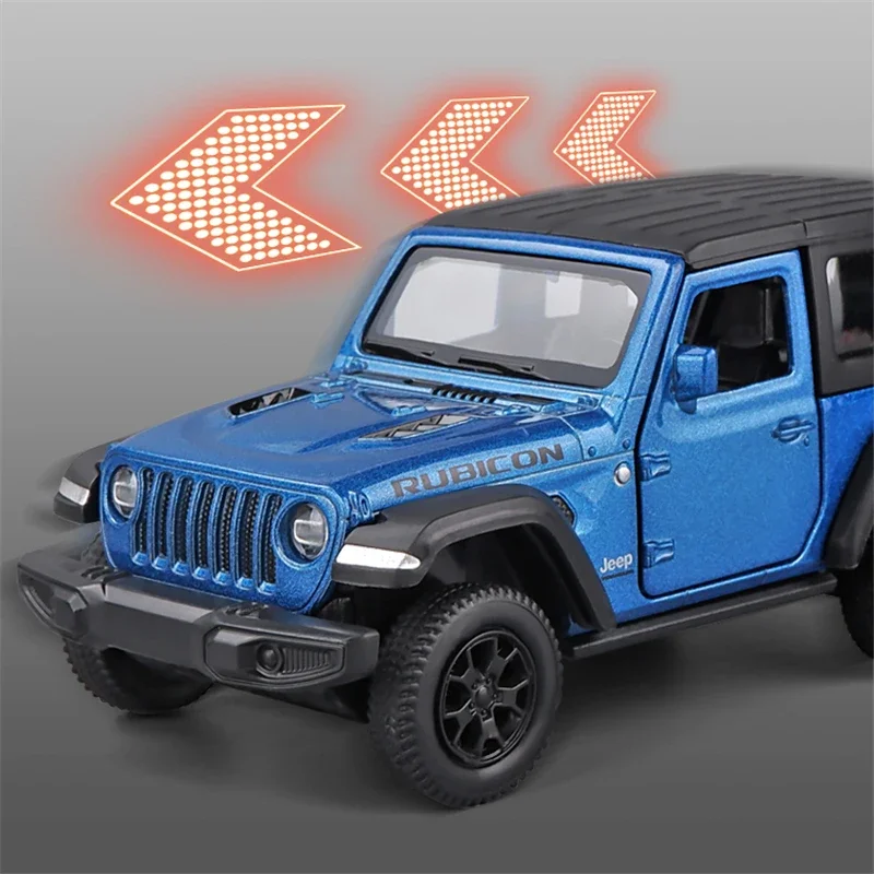 1:36 Scale Jeep Wrangler Rubicon Diecast Model 6 1:36 Scale Jeep Wrangler Rubicon Diecast Model - Image 6