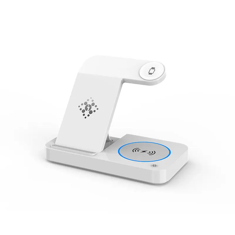 Portable 3-in-1 Desktop Wireless Charger Station 3 Portable 3-in-1 Desktop Wireless Charger Station - Image 3