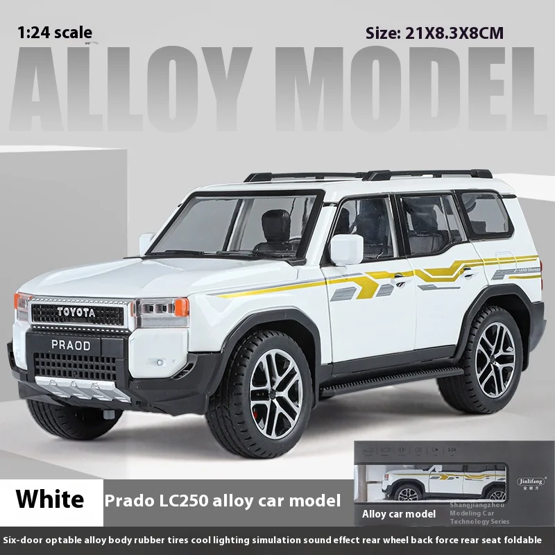 1:24 Diecast 2025 Toyota PRADO Land Cruiser 9 1:24 Diecast 2025 Toyota PRADO Land Cruiser - Image 9