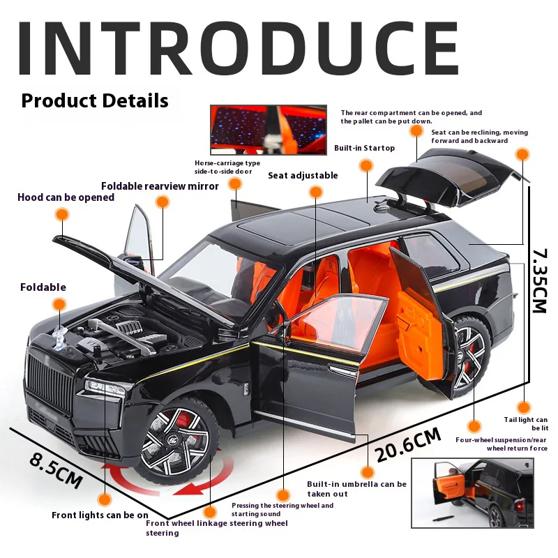 1:24 Scale Luxury Business Car Model 2 1:24 Scale Luxury Business Car Model - Image 2