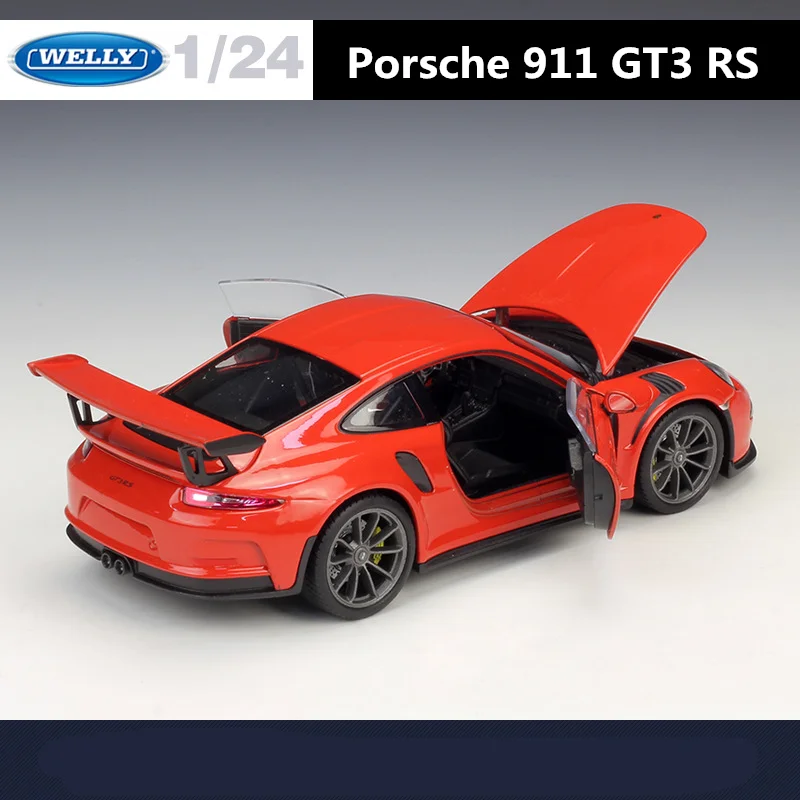 WELLY 1:24 Porsche 911 GT3 RS Diecast Model 5 WELLY 1:24 Porsche 911 GT3 RS Diecast Model - Image 5