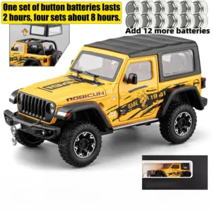 1:24 Scale Jeep Wrangler Rubicon Diecast Model 32 Sf8a71b8312dd4b4a9da6125e7819b8d7y
