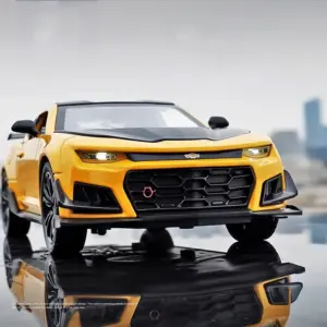 Camaro Bumblebee 1:24 Diecast Model Car 13 Sf8aa9c6941f74a2a8e81e6965cc5e2cfj