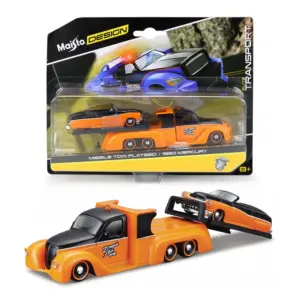 Maisto 1:64 Die-Cast Flatbed Truck and BMW M3 E30 51 Sfbeda5a82ace4ceb9c9195cc1d478de3E