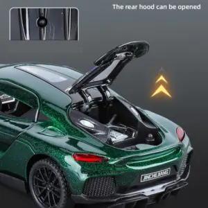 1:32 Scale Metallic Silver Die-Cast Supercar Model 16 Sfbff473e9a3c4477b4dd77ef96fd32c6E