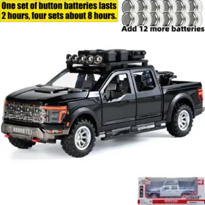 1:24 Scale F150 Off Road Pickup Model Car 25 Sfc743716a8a54df6b2e3b4458e435fb4x