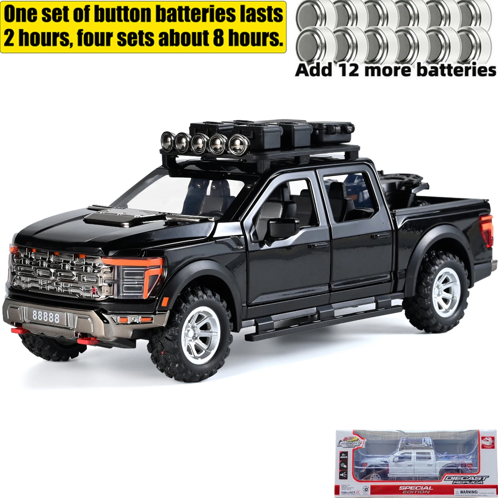 1:24 Scale F150 Off Road Pickup Model Car 11 1:24 Scale F150 Off Road Pickup Model Car - Image 11