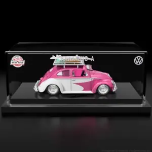 Kawa-Bug-A 1:64 Diecast Model Car Pink White 11 Sfdaa12db6f0246c1a23f5ae9322fc05cJ