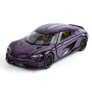 Gemera GT 1:32 Scale Diecast Model in Metallic Purple 30 Sfe7b5038fba4488b8b0d0eea7c92c25et