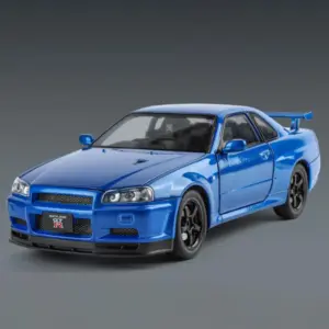 Nissan GTR R34 Skyline 1:24 Diecast Model 34 Sfe8eb830ec97483ca2b8fc51070190acF