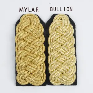 Golden Bullion Wire Military Epaulette Costume 12 Sff1719654a6f47e3ad18df3109a83fa1v