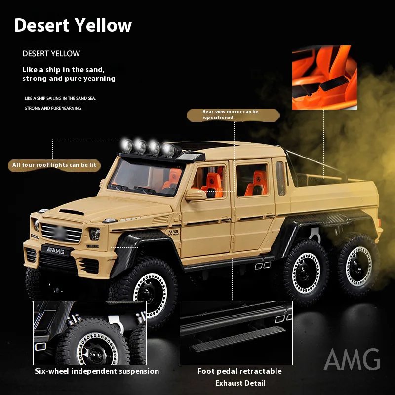 Alloy Model Car 1:20 Scale Off-Road Vehicle 2 Alloy Model Car 1:20 Scale Off-Road Vehicle - Image 2
