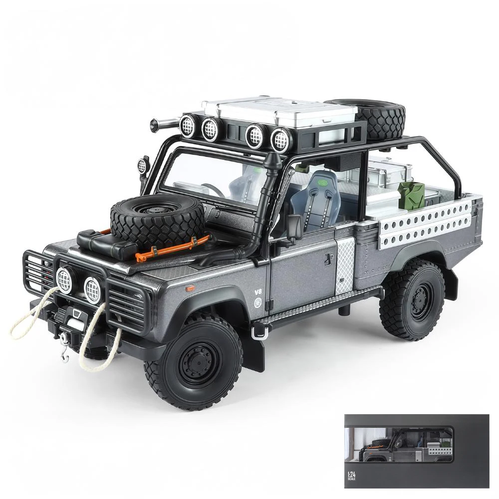 Tomb Raider Land Rover Defender 90 Diecast Model 7 Tomb Raider Land Rover Defender 90 Diecast Model - Image 7