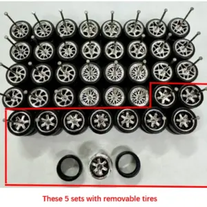 2024 Wheel Set for 1/64 Scale Models 11 Sff73e72349514b5ea8ee41a3dcb3e2a0N