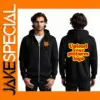 Men's Black Hoodie with Vibrant Graphic Print