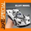 Luxury Alloy Model Car in Glossy White Finish