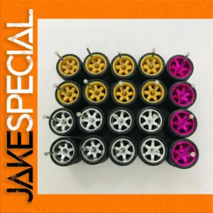 1/64 Scale Alloy Car Model Wheel Set