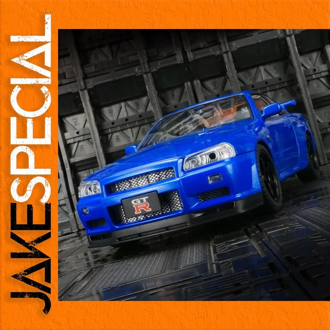 Nissan GT-R34 Skyline 1:18 Scale Diecast Model 1 Nissan GT-R34 Skyline 1:18 Scale Diecast Model