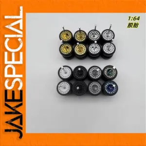 1:64 Scale Diecast Alloy Car Model with Custom Wheels