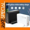 200W USB C Fast Charger with 5 Ports