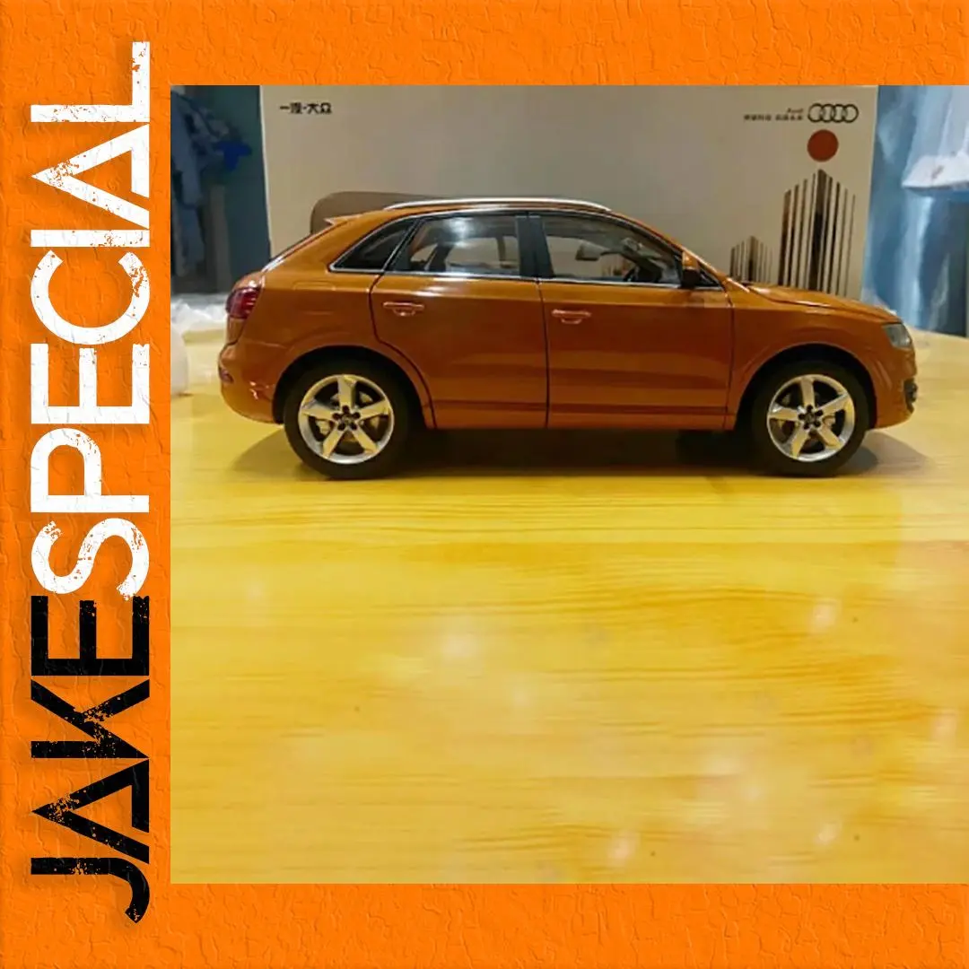 Diecast Audi Q3 Model 1:18 Orange Finish 1 Diecast Audi Q3 Model 1:18 Orange Finish